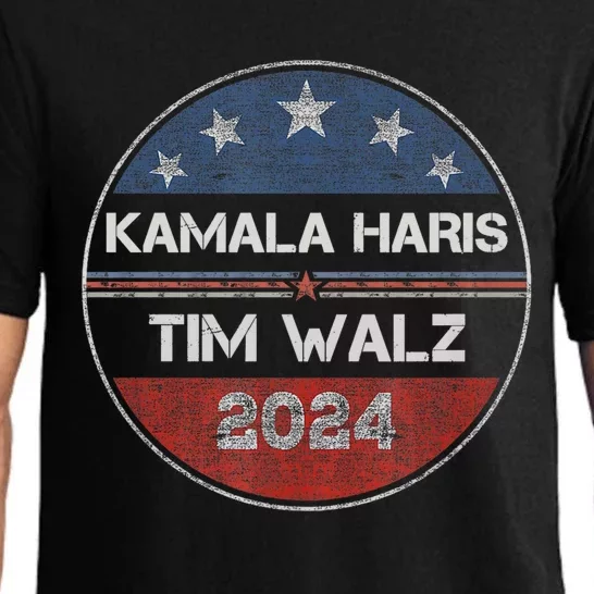 Harris Walz 2024 For President Patriotic Kamala Waltz 2024 Pajama Set