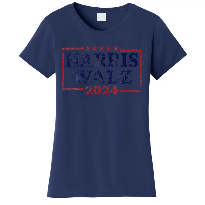 Harris Waltz 2024 Election Kamala Harris Tim Waltz 2024 Women's T-Shirt