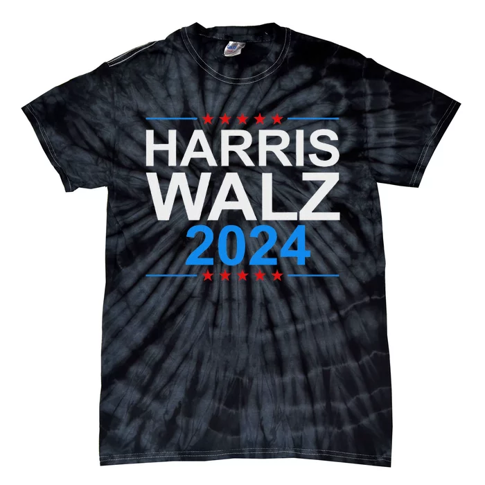 Harris Walz 2024 Election Campaign Kamala Harris Tim Walz Tie-Dye T-Shirt