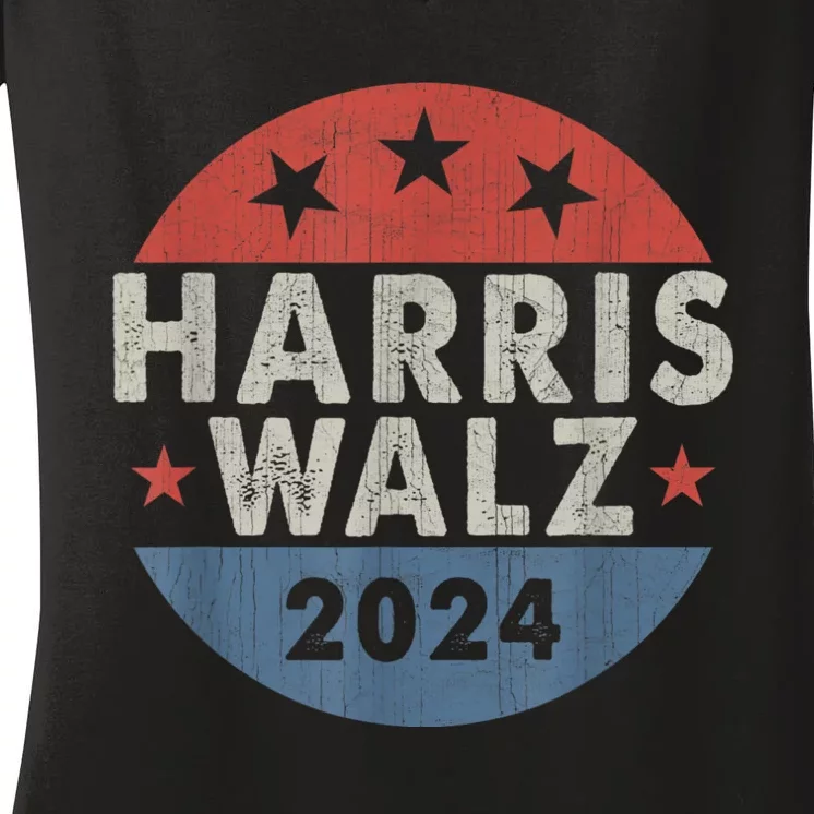 Harris Waltz 2024 Women's V-Neck T-Shirt