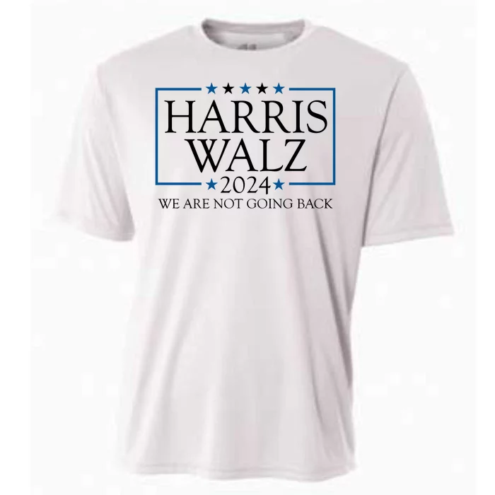 Harris Walz 2024 We Are Not Going Back Election Cooling Performance Crew T-Shirt