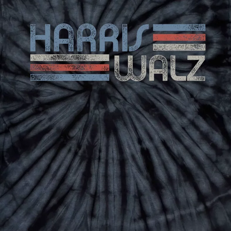 Harris Walz 2024 Retro Faded Stripes Harris Waltz 2024 Tie-Dye T-Shirt