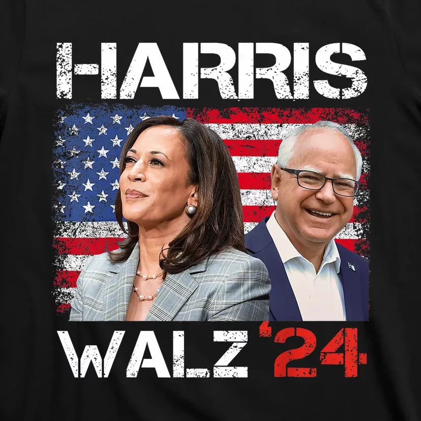 Harris Walz 2024 President Election Kamala Harris Tim Waltz T-Shirt