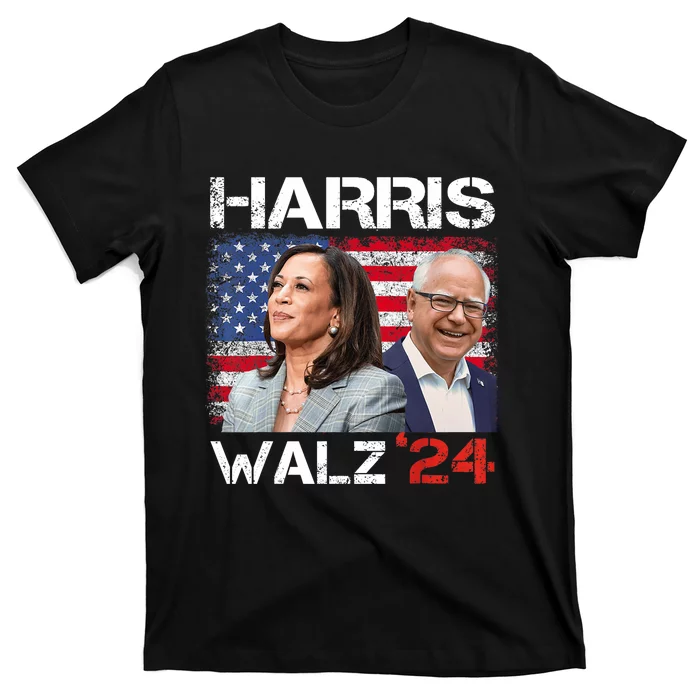 Harris Walz 2024 President Election Kamala Harris Tim Waltz T-Shirt