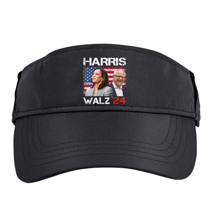 Harris Walz 2024 President Election Kamala Harris Tim Waltz Adult Drive Performance Visor