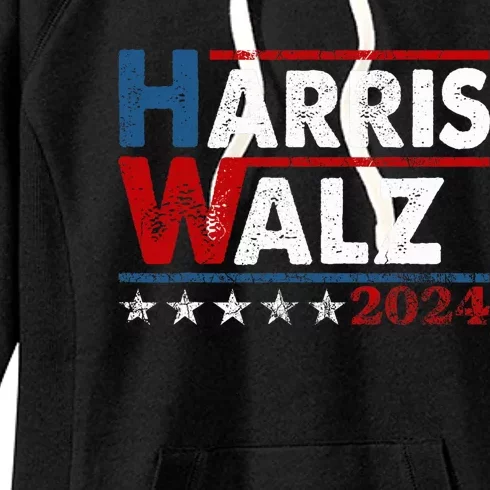 Harris Waltz 2024 Kamala Harris Tim Waltz 2024 Women's Fleece Hoodie