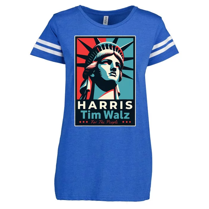 Harris Walz 2024 Harris Waltz 2024 Enza Ladies Jersey Football T-Shirt