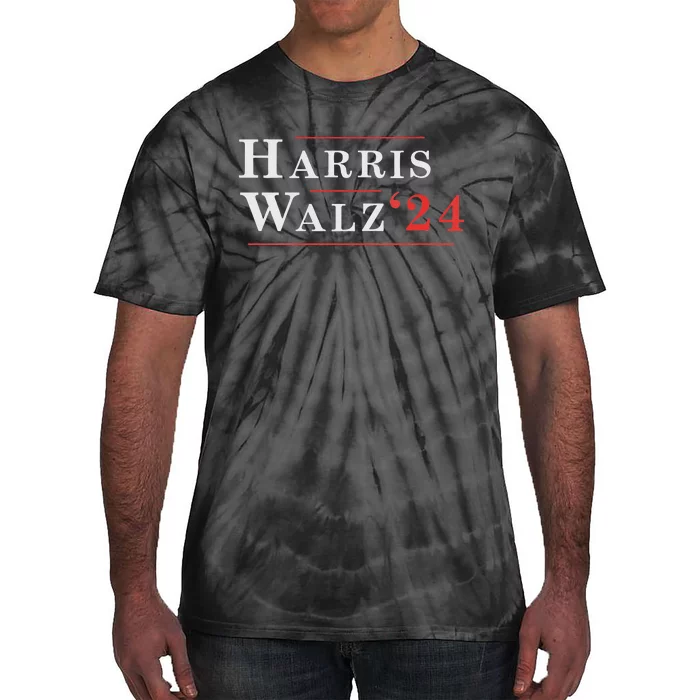 Harris Walz 2024 For President Vp Usa Election Waltz Tie-Dye T-Shirt