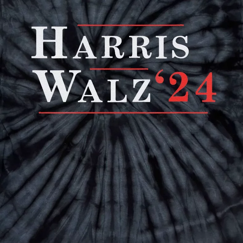 Harris Walz 2024 For President Vp Usa Election Waltz Tie-Dye T-Shirt