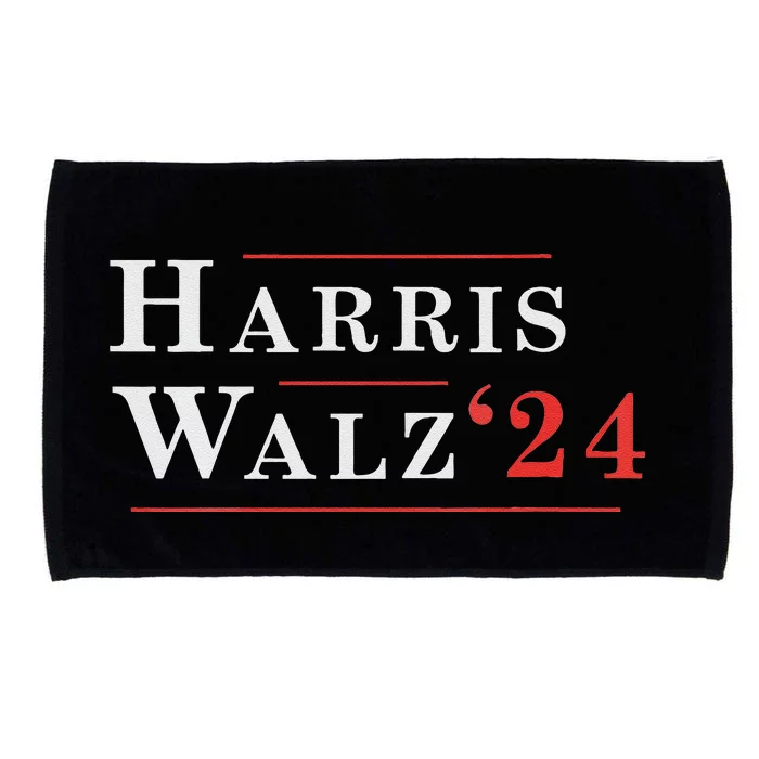 Harris Walz 2024 For President Vp Usa Election Waltz Microfiber Hand Towel