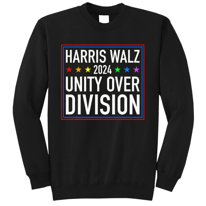 Harris Waltz 2024 Unity Over Division Tall Sweatshirt