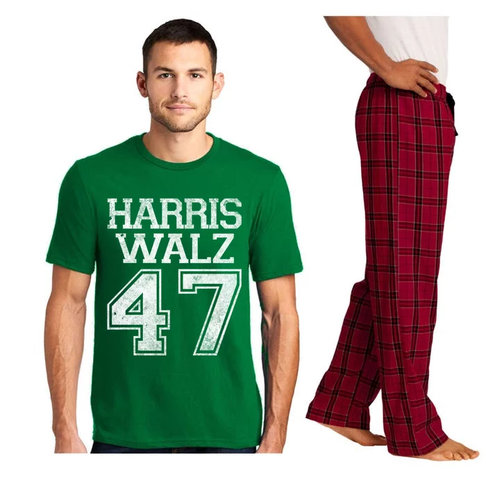 Harris Walz 2024 Campaign For President Vintage Harris Waltz Pajama Set