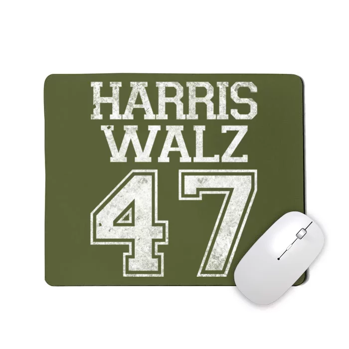 Harris Walz 2024 Campaign For President Vintage Harris Waltz Mousepad