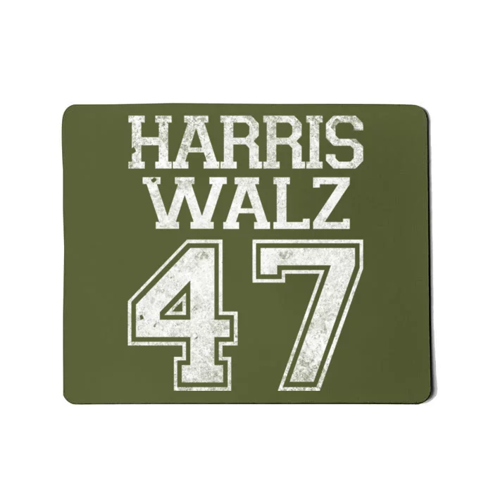 Harris Walz 2024 Campaign For President Vintage Harris Waltz Mousepad