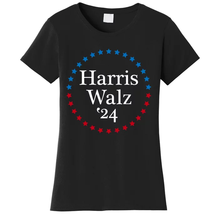 Harris Waltz 2024  Kamala Harris Tim Waltz 2024 Supporter Women's T-Shirt