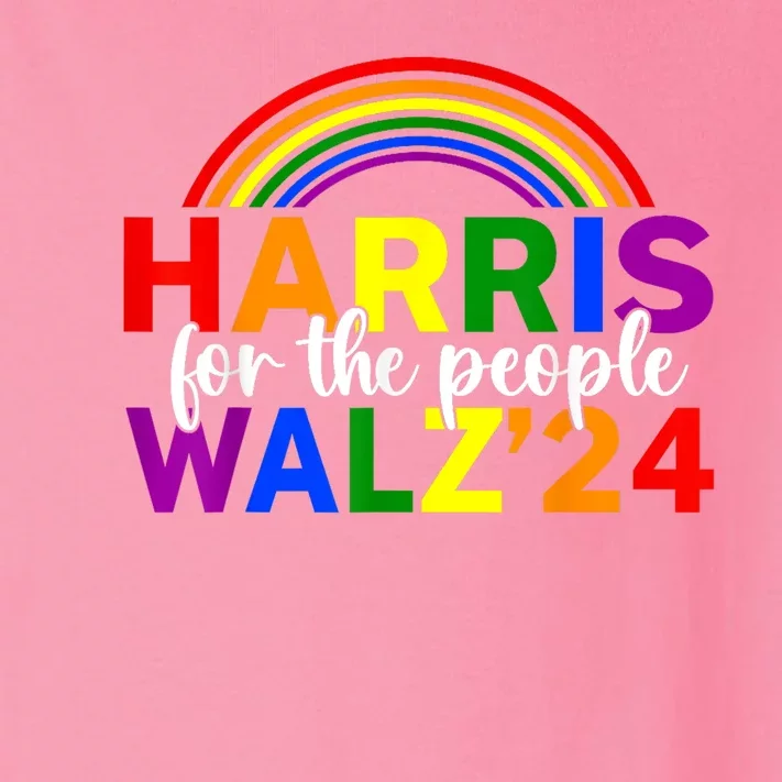 Harris Waltz 2024 For The People Lgbt Kamala Harris Toddler Long Sleeve Shirt