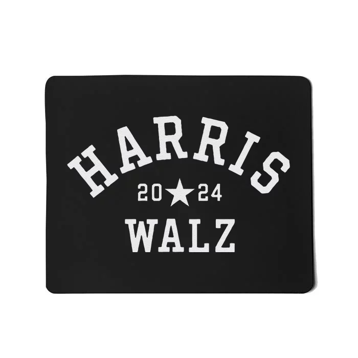 Harris Walz 2024 Vintage Kamala Harris Tim Walz Waltz Mousepad