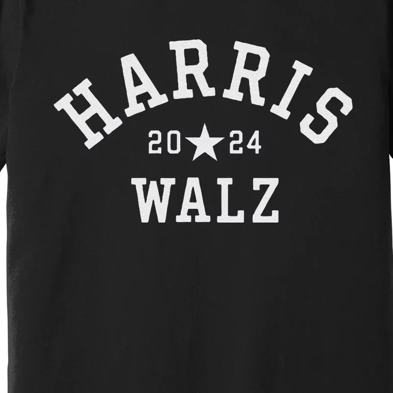 Harris Walz 2024 Vintage Kamala Harris Tim Walz Waltz Premium T-Shirt