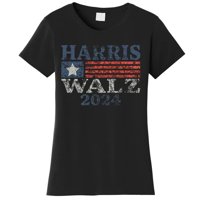 Harris Walz 2024 Election Kamala Harris Tim Waltz 2024 Women's T-Shirt