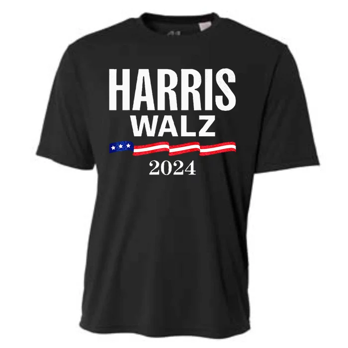 Harris Walz 2024 President Vp Waltz Kamala Harris Tim Walz Premium Cooling Performance Crew T-Shirt