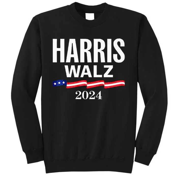 Harris Walz 2024 President Vp Waltz Kamala Harris Tim Walz Premium Tall Sweatshirt