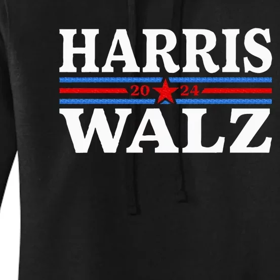 Harris Waltz 2024 Election Kamala Harris Tim Waltz 2024 Women's Pullover Hoodie