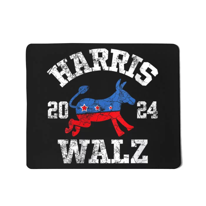 Harris Walz 2024 Election Kamala Harris Tim Waltz 2024 Mousepad