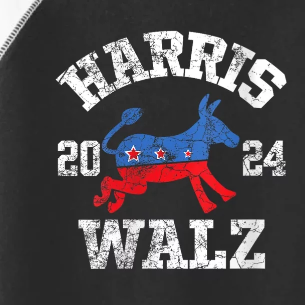 Harris Walz 2024 Election Kamala Harris Tim Waltz 2024 Toddler Fine Jersey T-Shirt