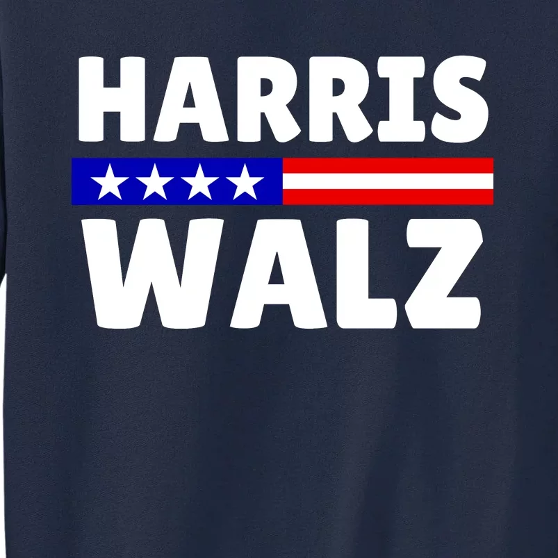 Harris Walz 2024 Election Logo Tall Sweatshirt