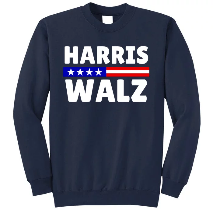 Harris Walz 2024 Election Logo Tall Sweatshirt