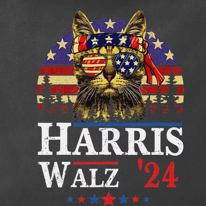 Harris Waltz 2024 Election Kamala Harris Tim Waltz 2024 Zip Tote Bag