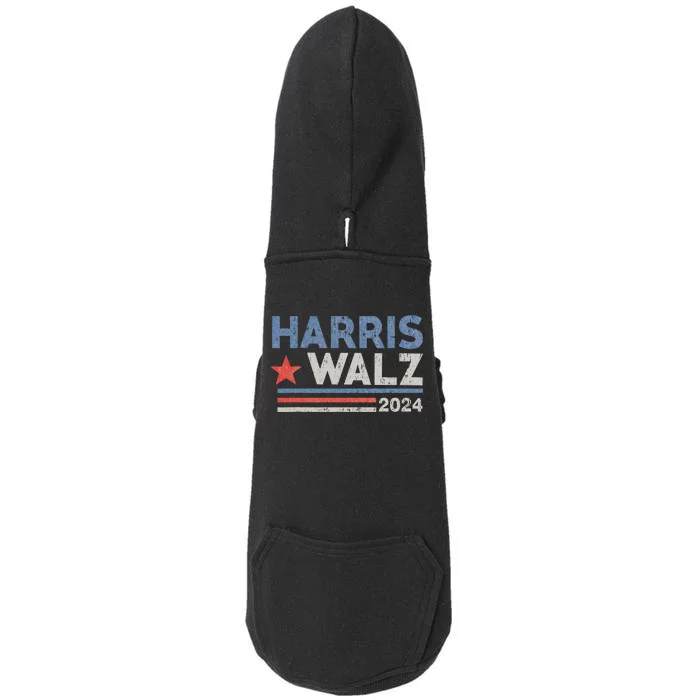 Harris Waltz 2024 Election Kamala Harris Tim Waltz Doggie 3-End Fleece Hoodie