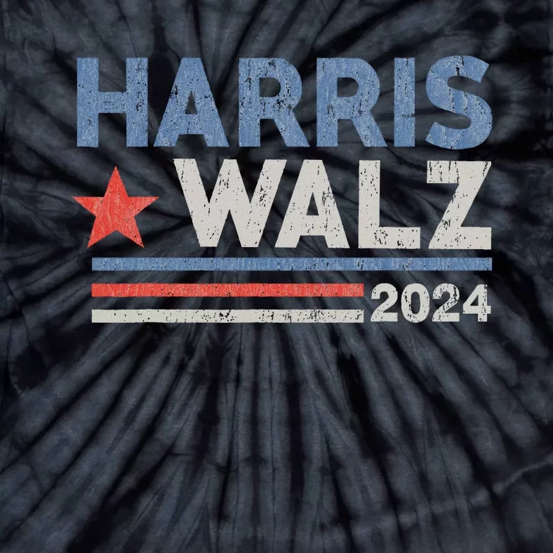 Harris Waltz 2024 Election Kamala Harris Tim Waltz Tie-Dye T-Shirt