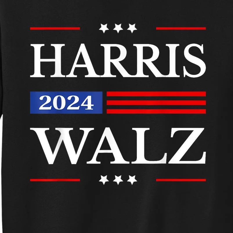 Harris Waltz 2024 Kamala Harris 2024 Tim Waltz 2024 Usa Flag Sweatshirt