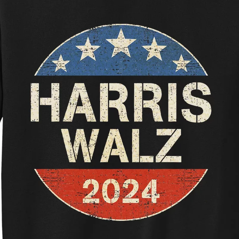 Harris Waltz 2024 Election Kamala Harris Tim Waltz 2024 Tall Sweatshirt