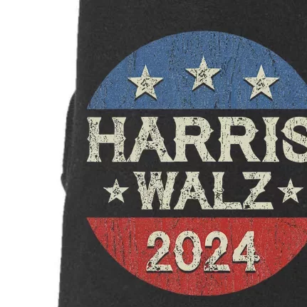 Harris Waltz 2024 Election Kamala Harris Tim Waltz 2024 Doggie 3-End Fleece Hoodie