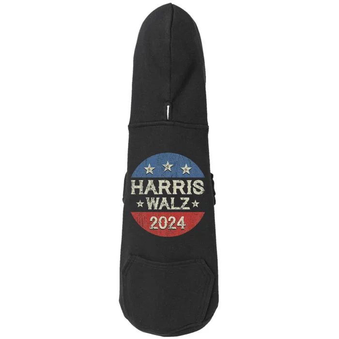 Harris Waltz 2024 Election Kamala Harris Tim Waltz 2024 Doggie 3-End Fleece Hoodie