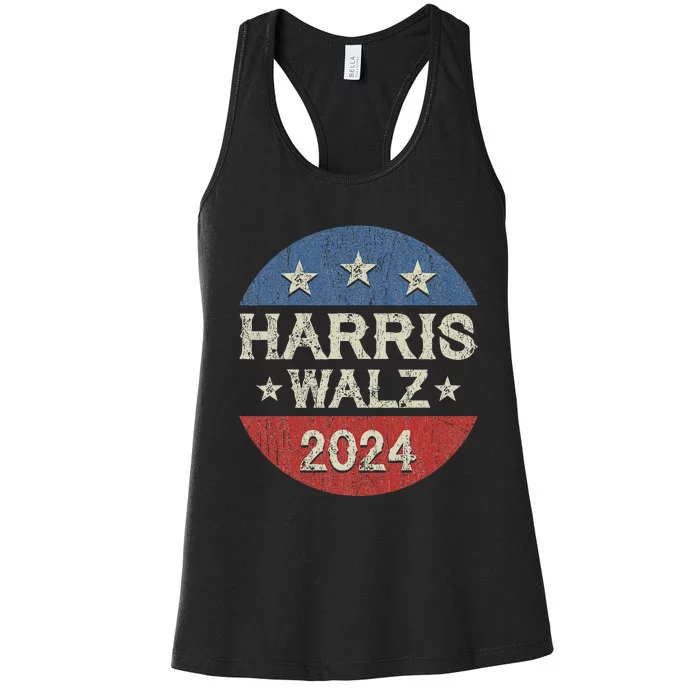 Harris Waltz 2024 Election Kamala Harris Tim Waltz 2024 Women's Racerback Tank