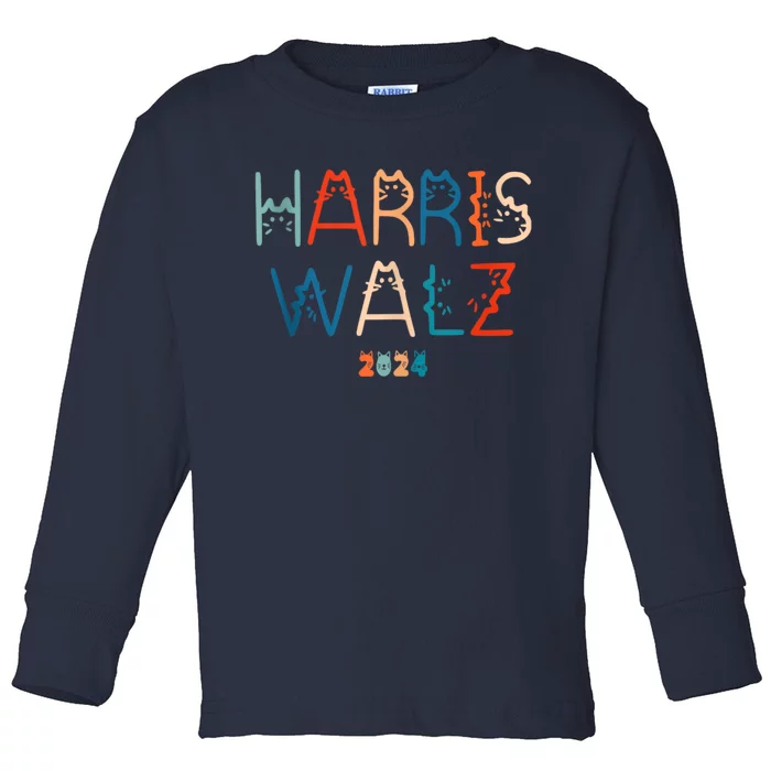 Harris Waltz 2024 Toddler Long Sleeve Shirt