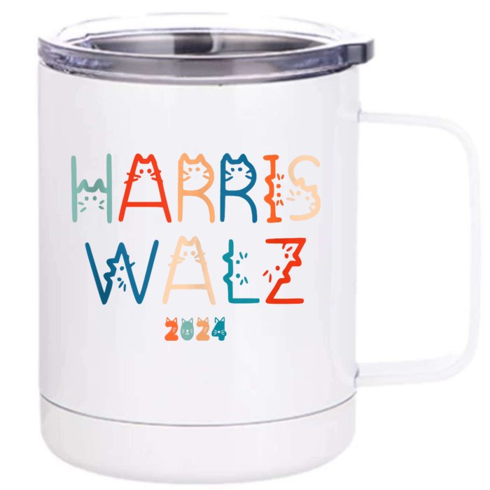 Harris Waltz 2024 Front & Back 12oz Stainless Steel Tumbler Cup