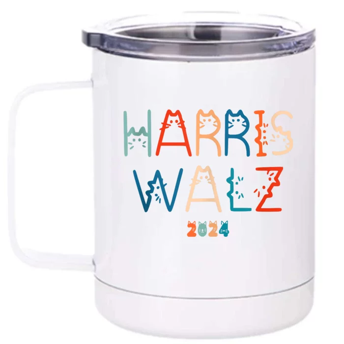 Harris Waltz 2024 Front & Back 12oz Stainless Steel Tumbler Cup