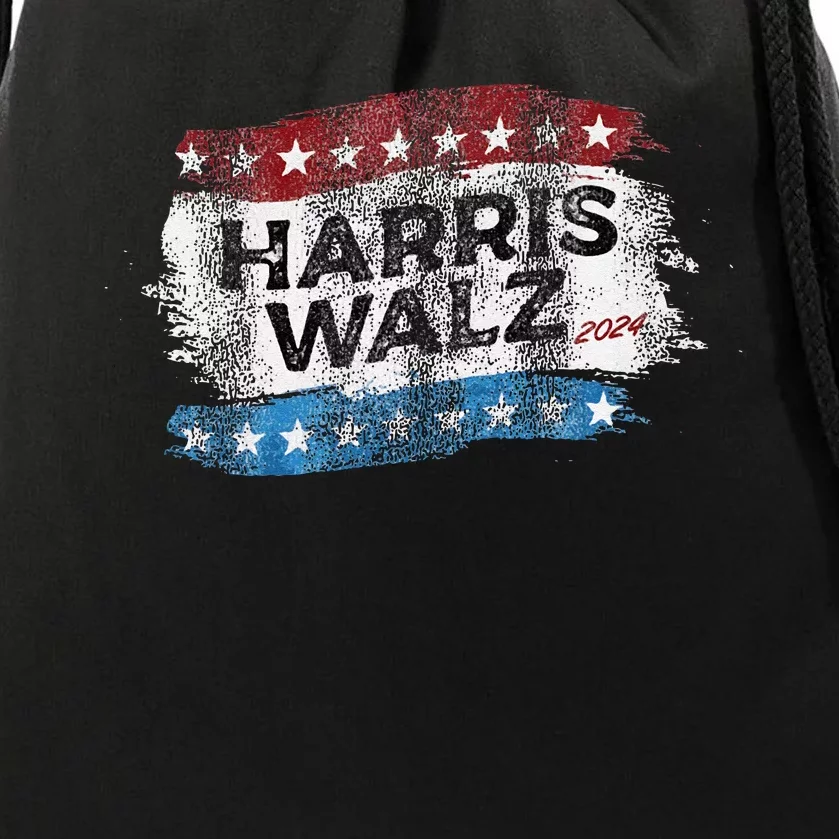 Harris Waltz 2024 Election Kamala Harris Tim Waltz 2024 Drawstring Bag