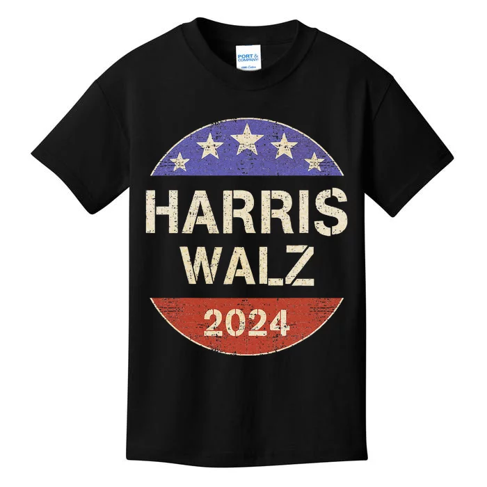 Harris Waltz 2024 Election Kamala Harris Tim Waltz 2024 Kids T-Shirt