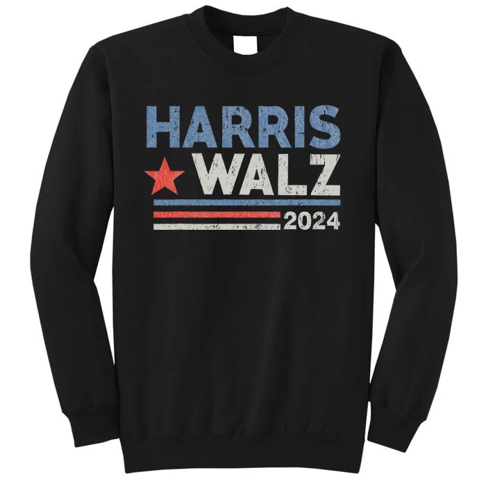 Harris Waltz 2024 Election Kamala Harris Tim Waltz 2024 Tall Sweatshirt