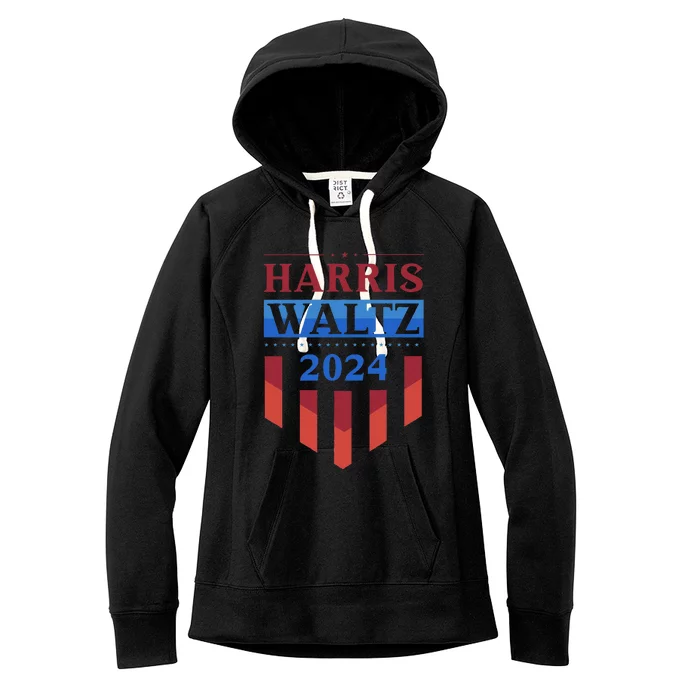 Harris Waltz 2024 Election Kamala Harris Tim Waltz 2024 Women's Fleece Hoodie