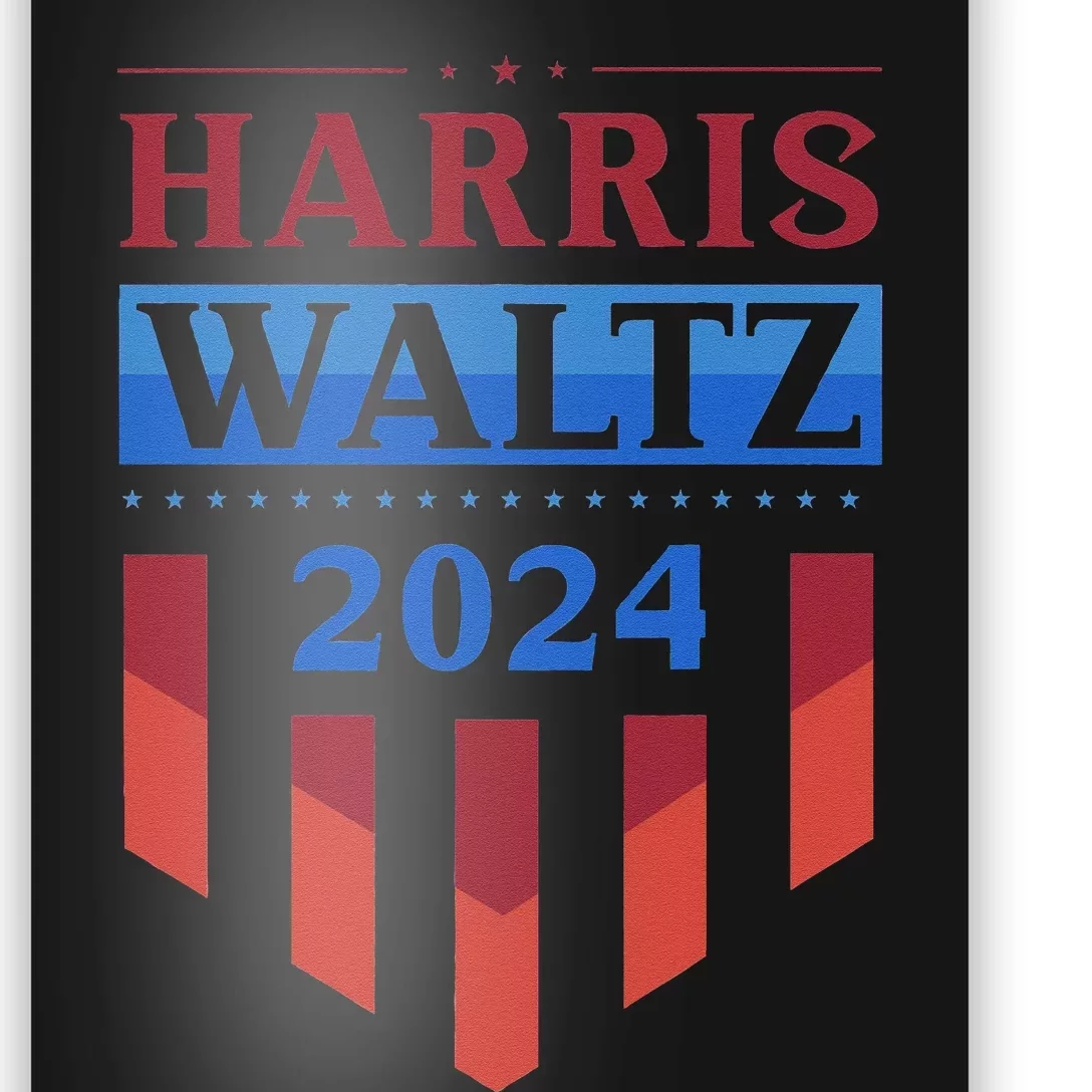 Harris Waltz 2024 Election Kamala Harris Tim Waltz 2024 Poster