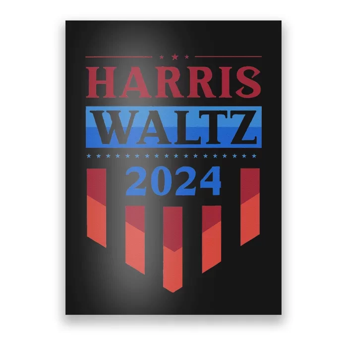 Harris Waltz 2024 Election Kamala Harris Tim Waltz 2024 Poster