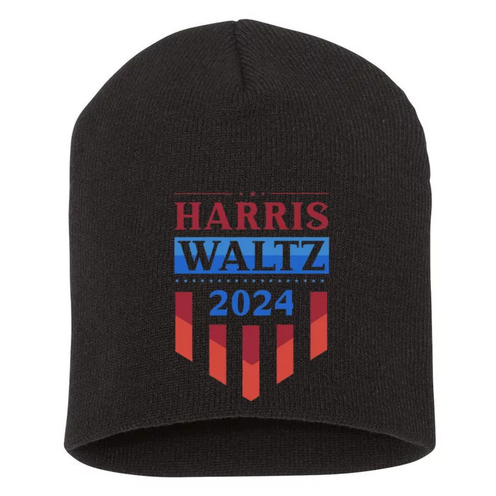 Harris Waltz 2024 Election Kamala Harris Tim Waltz 2024 Short Acrylic Beanie