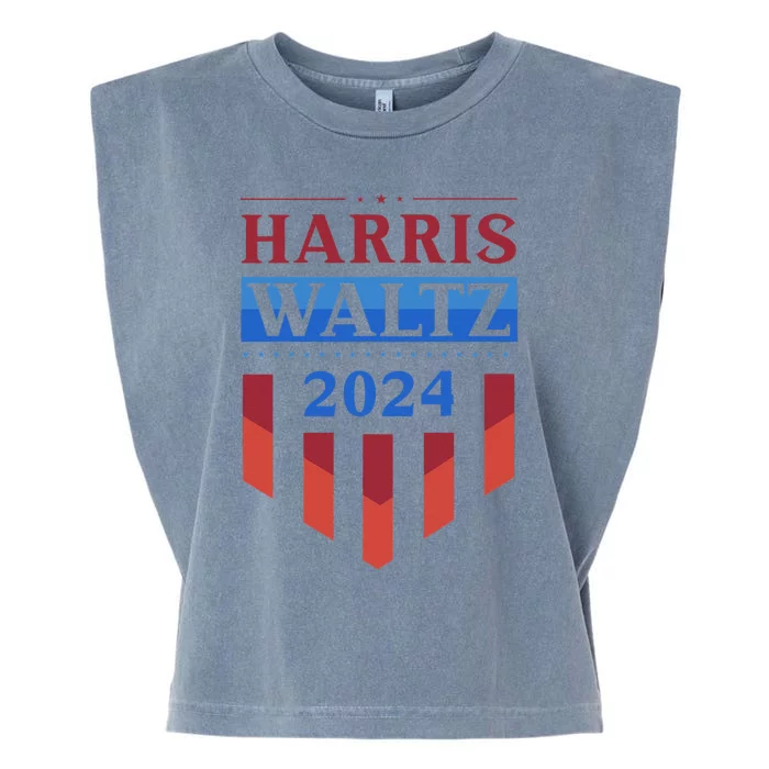 Harris Waltz 2024 Election Kamala Harris Tim Waltz 2024 Garment-Dyed Women's Muscle Tee