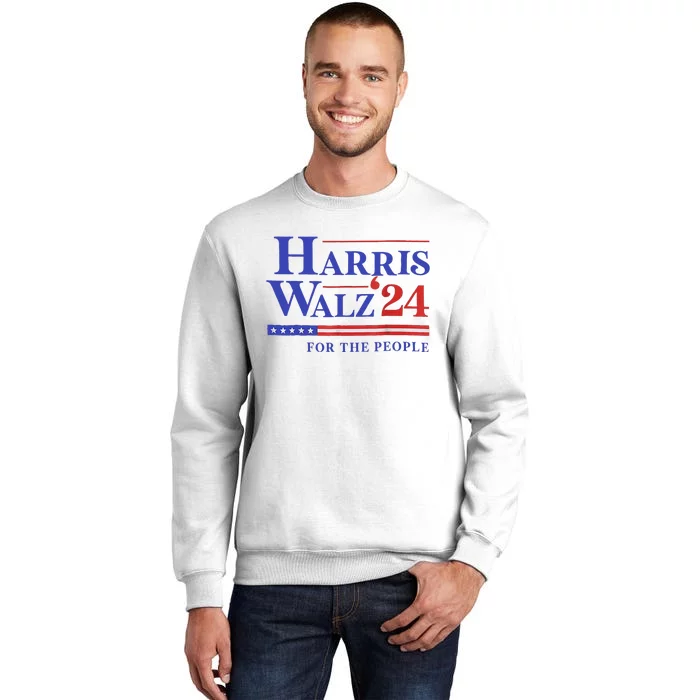 Harris Waltz 2024 For The People Cat Lady Kamala Harris Sweatshirt